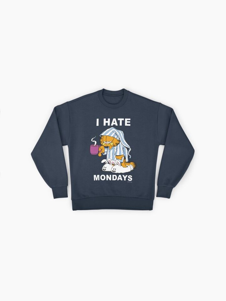 Garfield I Hate Mondays Coffee Garfield  Premium Sweatshirt