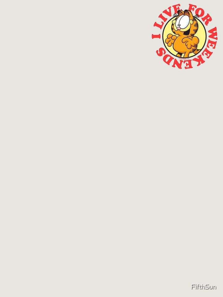 Garfield I Live For Weekends Garfield Pocket Premium Sweatshirt