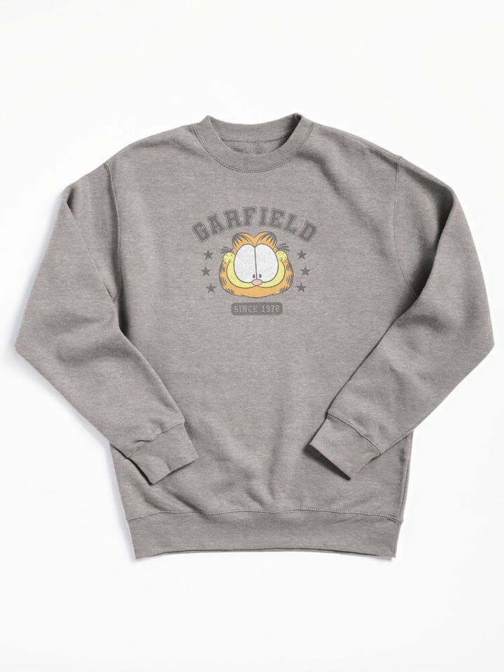 Garfield Big Face College Tee Since 1978 Pullover Sweatshirt