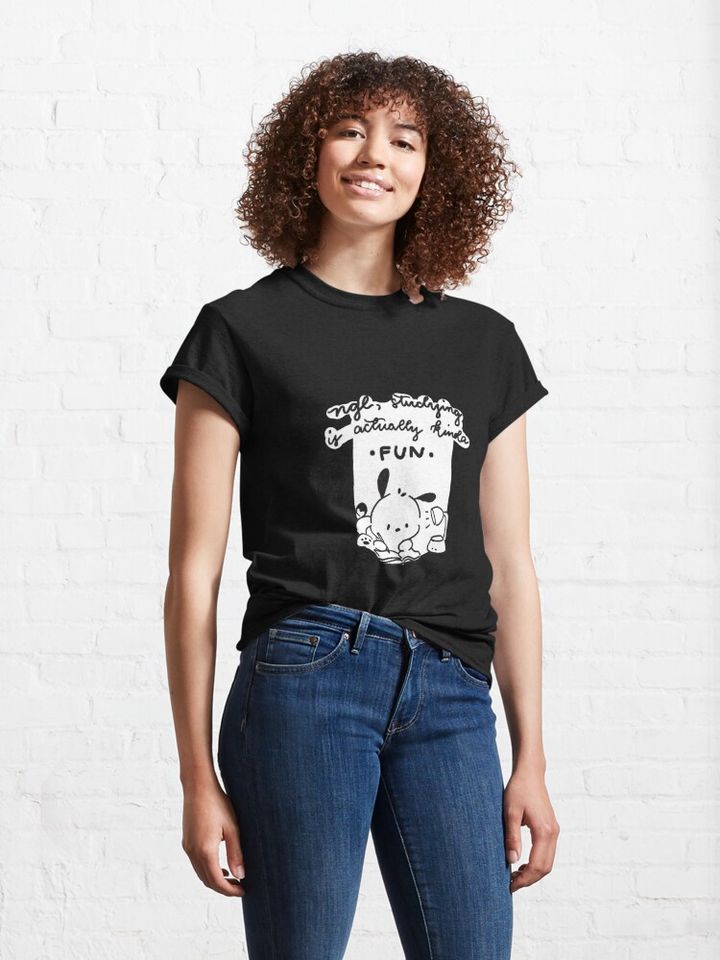 studying is fun snoopy Classic T-Shirt