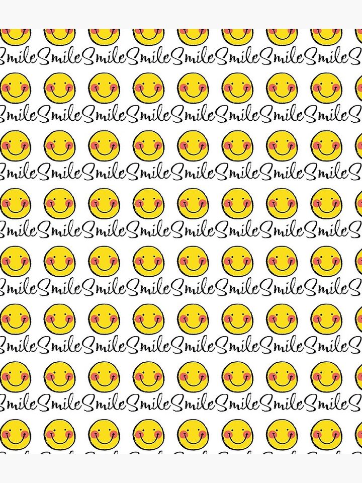 Smile with smiley face. Backpack