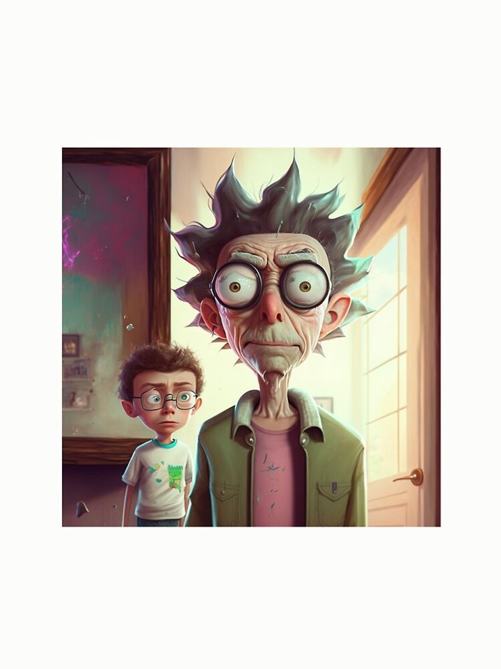 Rick and Rickandmorty Pullover Sweatshirt