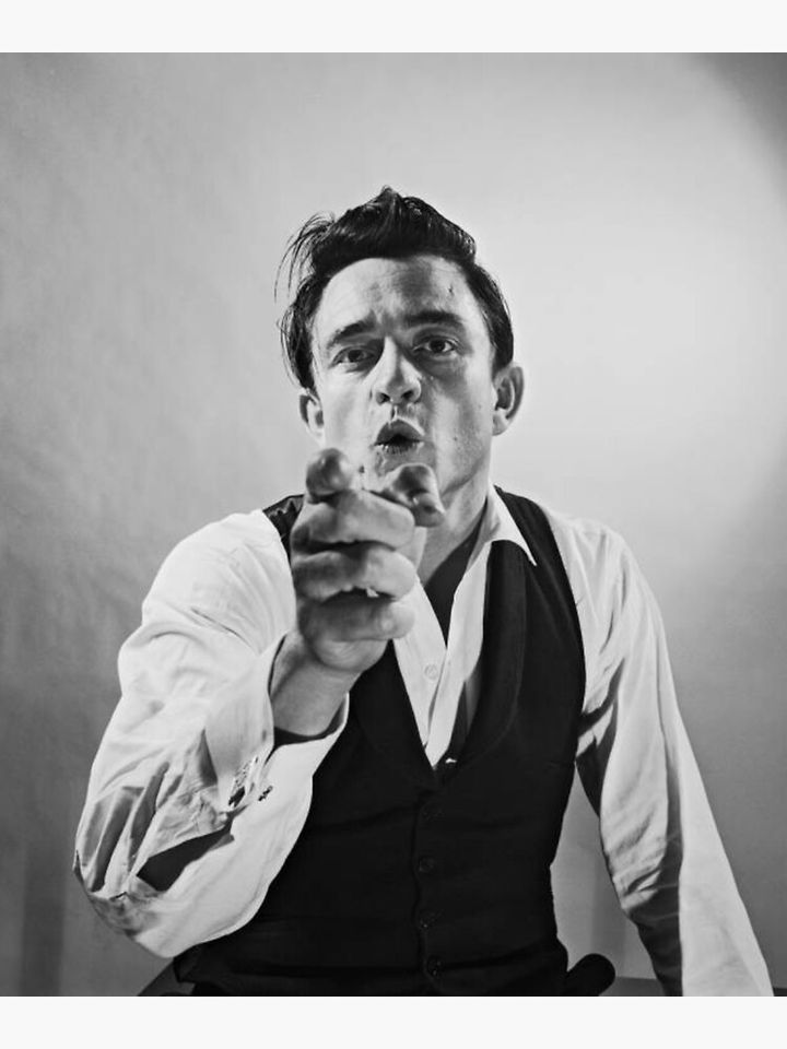 johnny cash Art Premium Matte Vertical Poster