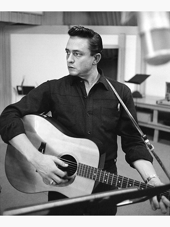 johnny cash Art Premium Matte Vertical Poster