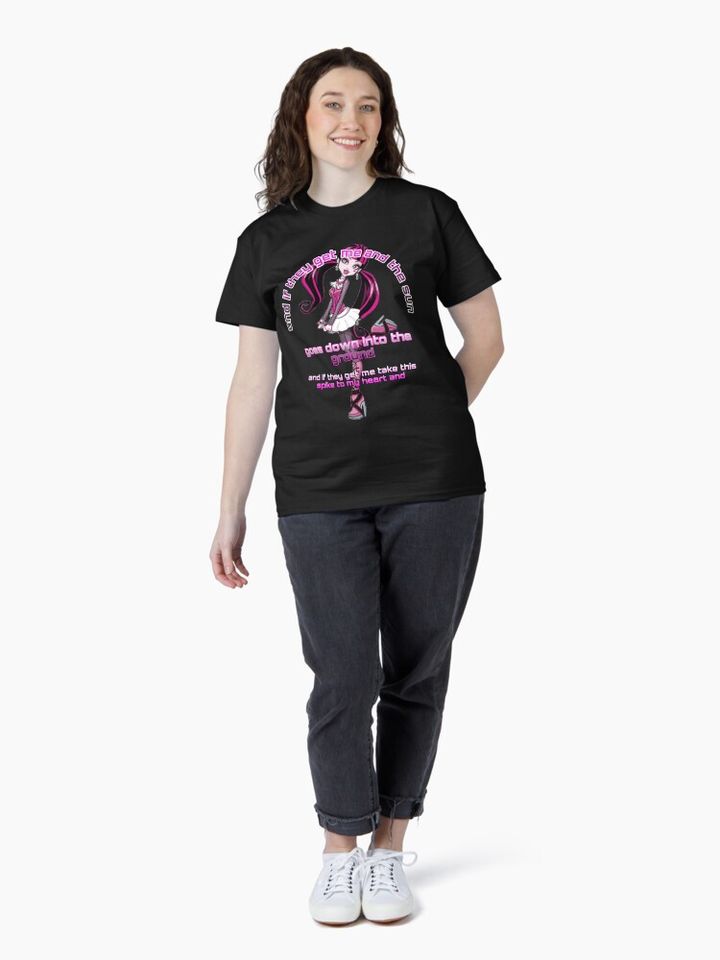 Vampires Will Never Hurt You Classic T-Shirt – Casual Graphic Tee for Fans