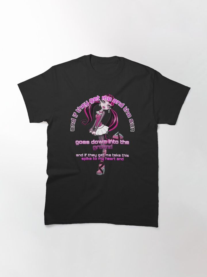 Vampires Will Never Hurt You Classic T-Shirt – Casual Graphic Tee for Fans