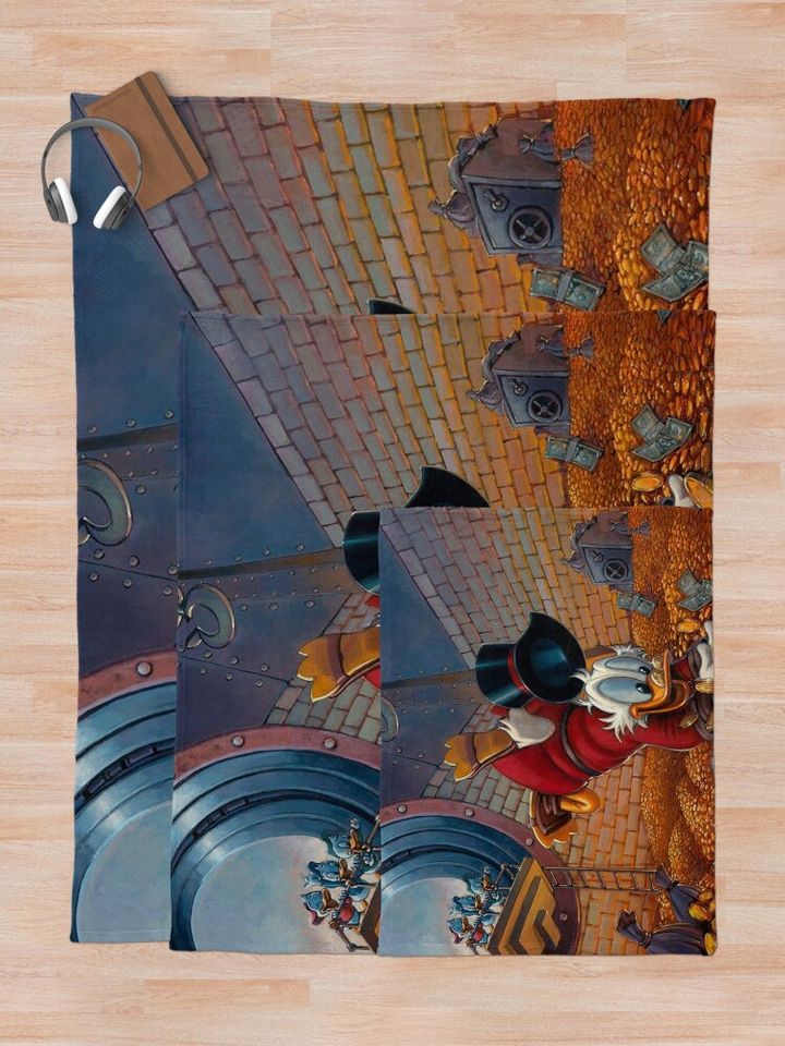 Scrooge McDuck Throw Blanket