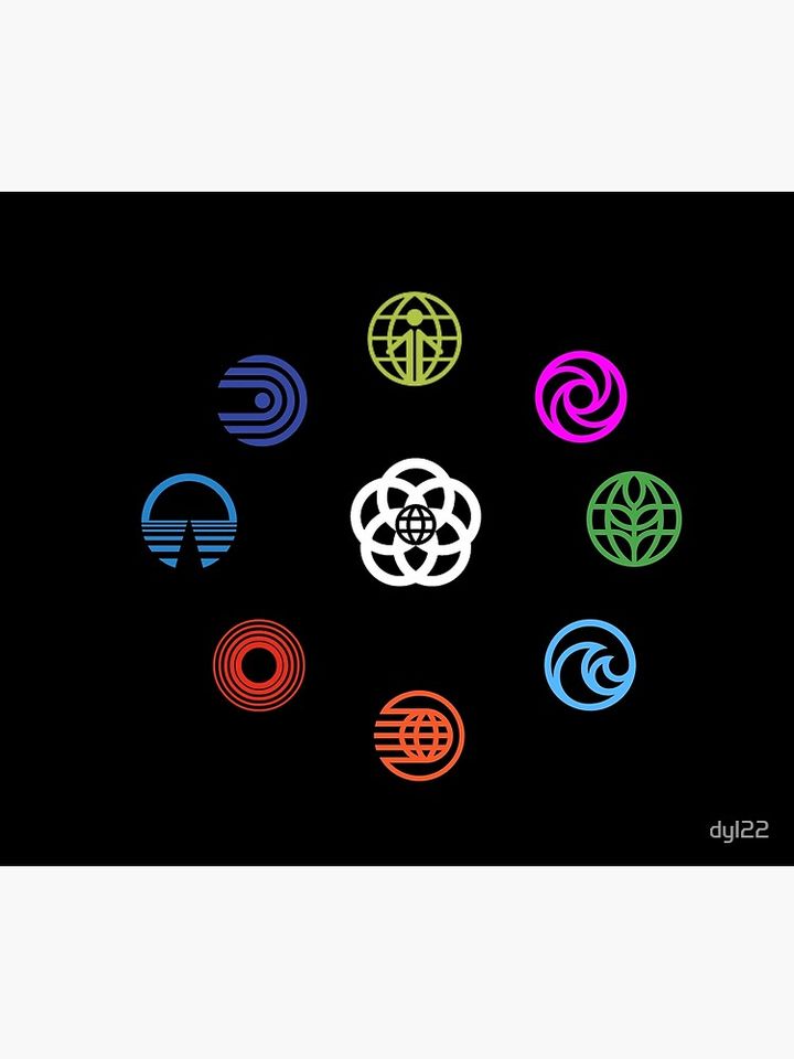 Epcot Center Throw Blanket