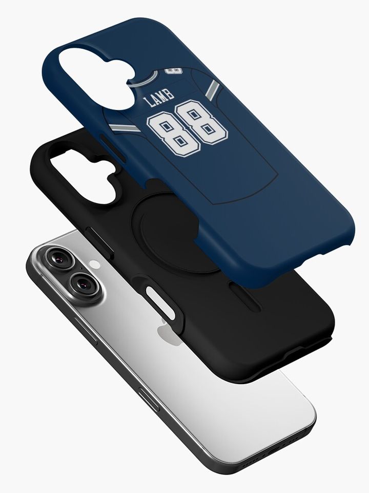CeeDee Lamb Away Jersey iPhone Case