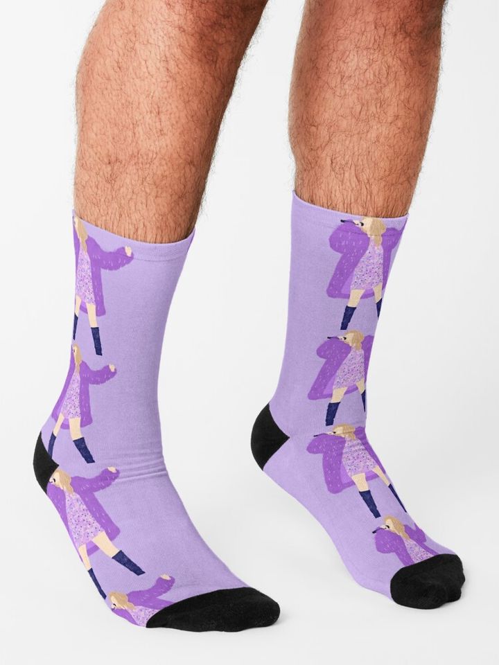 Taylor lavender haze Socks, Gifts for Fan