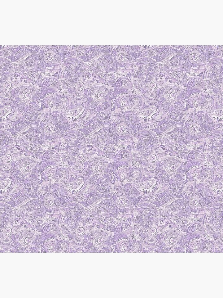 Lavender Paisley Pattern Socks