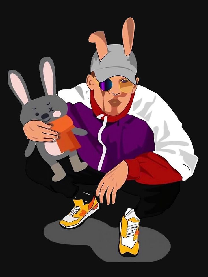 Bad bunny Zipped Hoodie