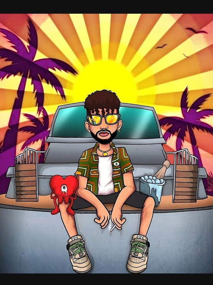 Bad bunny Zipped Hoodie