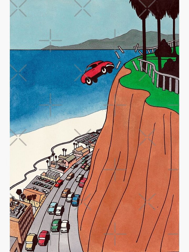 The Car Fall Ken Price Premium Matte Vertical Poster