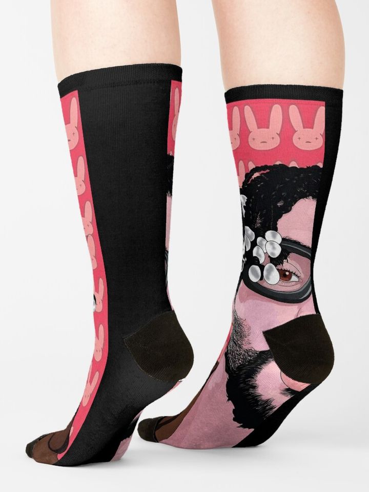 Bad bunny Socks, Cute & Cozy Gift for Unisex, Bad Bunny Tour Merch