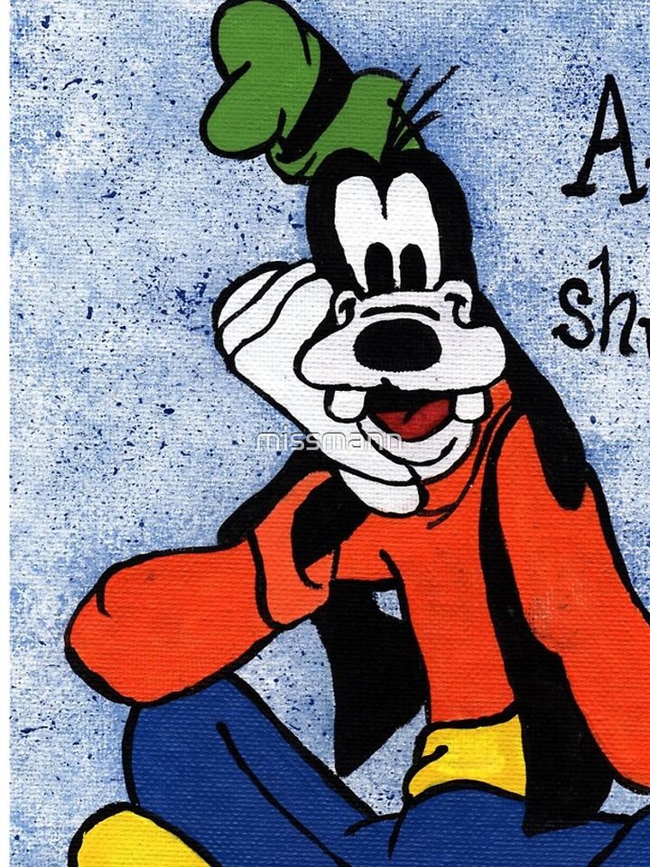 Goofy Painting iPhone Case