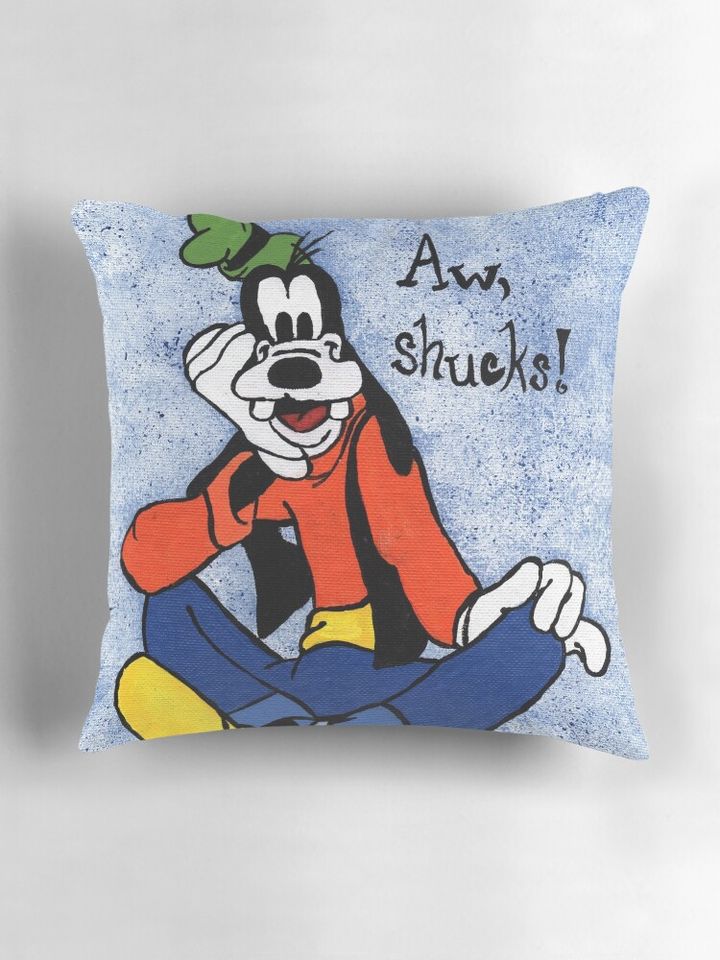 Goofy Painting Pillow