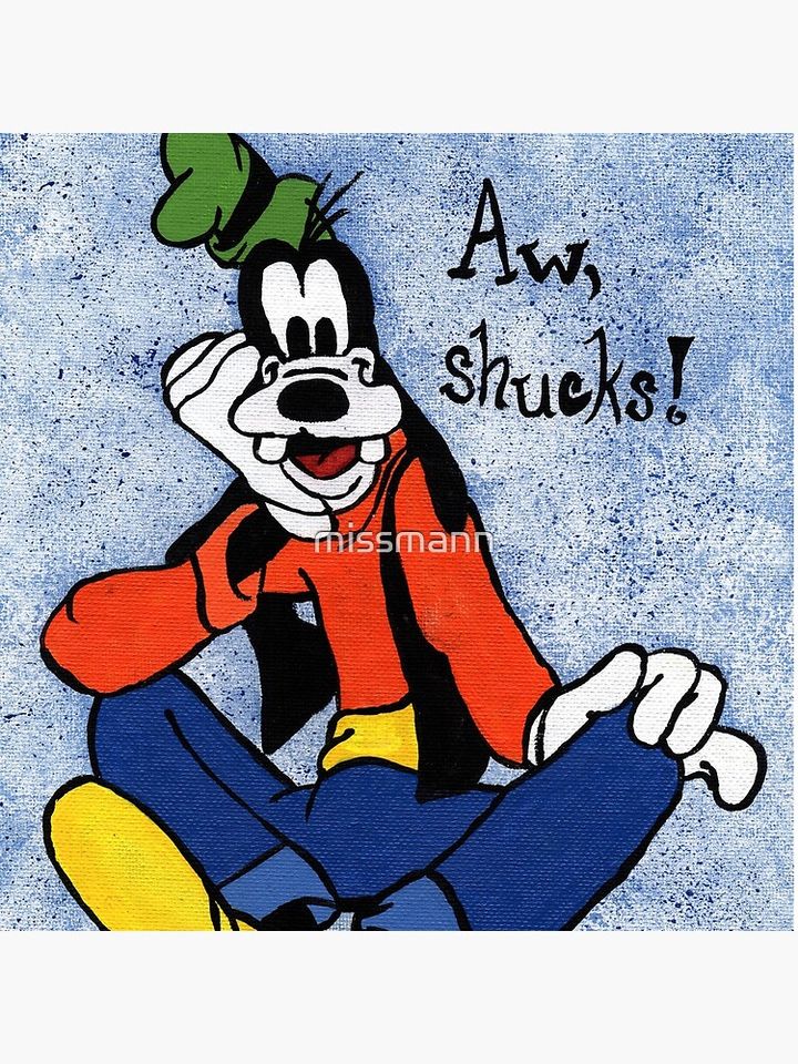 Goofy Painting Pillow