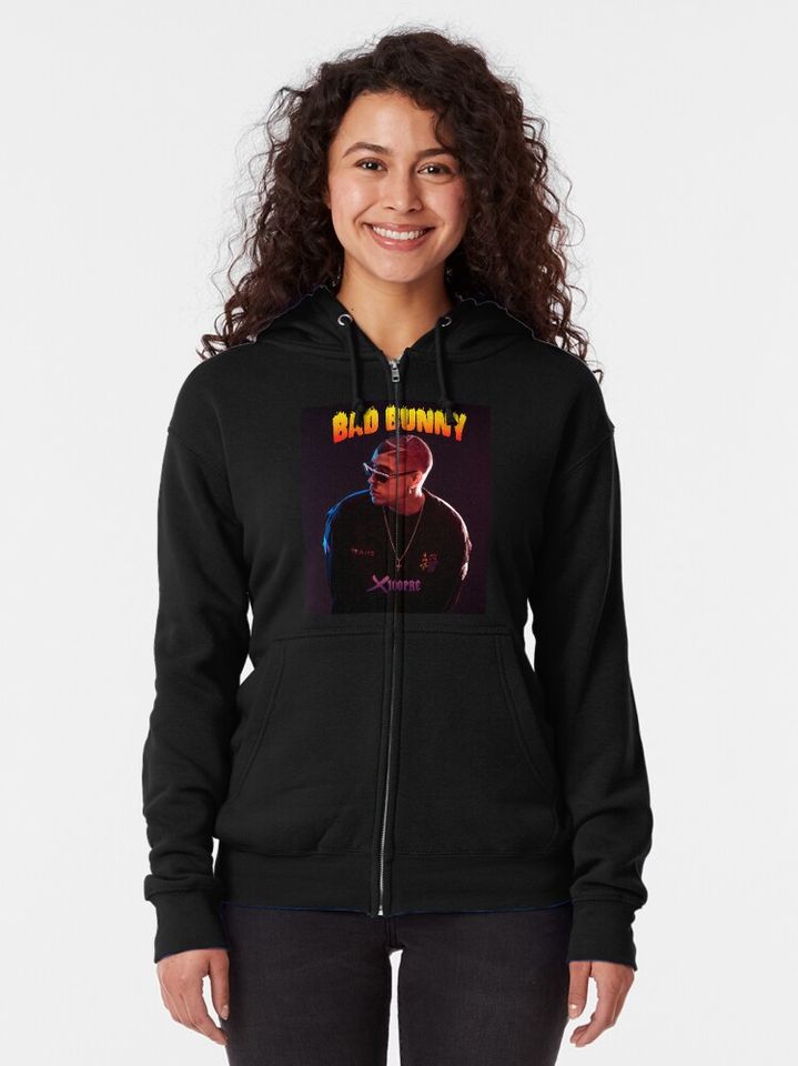 Bad bunny Zipped Hoodie