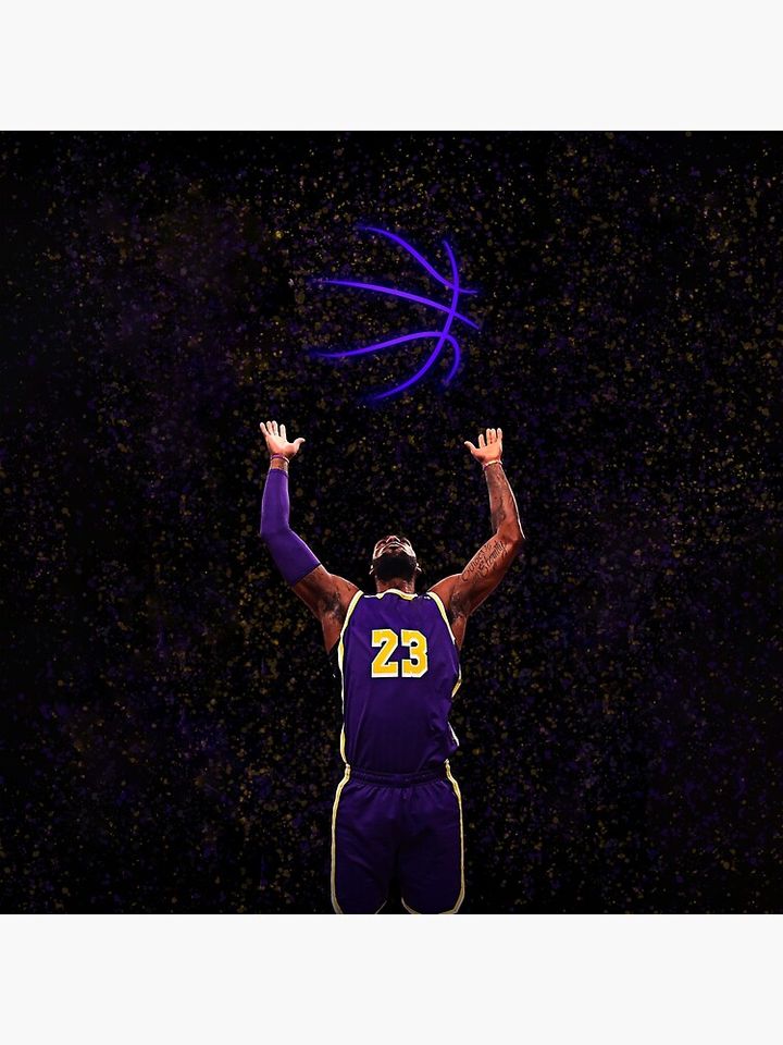 Lebron James 23 Pillow, Basketball Gift, Gift for Fan