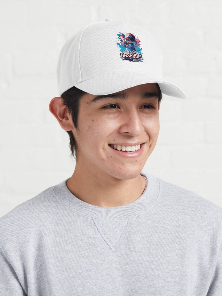 Let's play baseball - Funny saying Cap