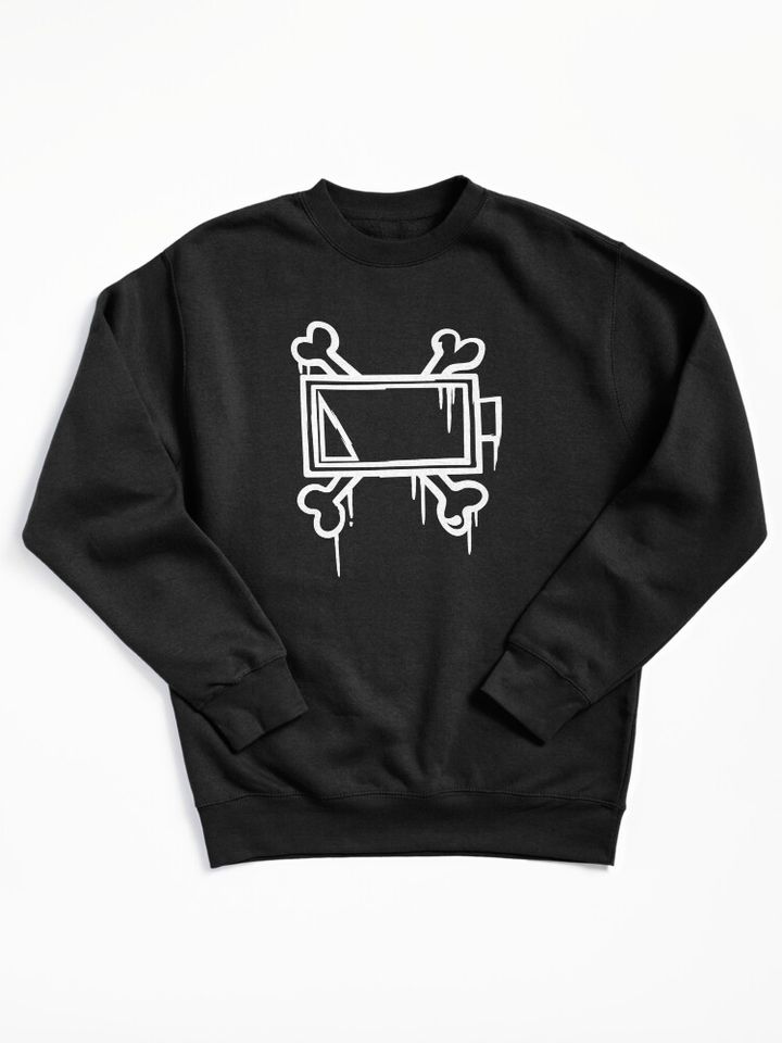Uzi Doorman Bone Batttery    Pullover Sweatshirt