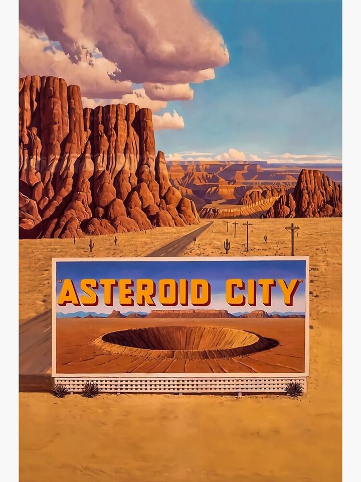 Asteroid City Movie Premium Matte Vertical Poster