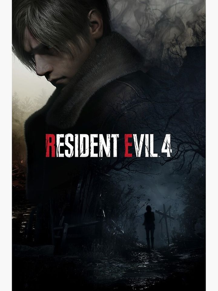 resident evil 4 remake oribinal Premium Matte Vertical Poster