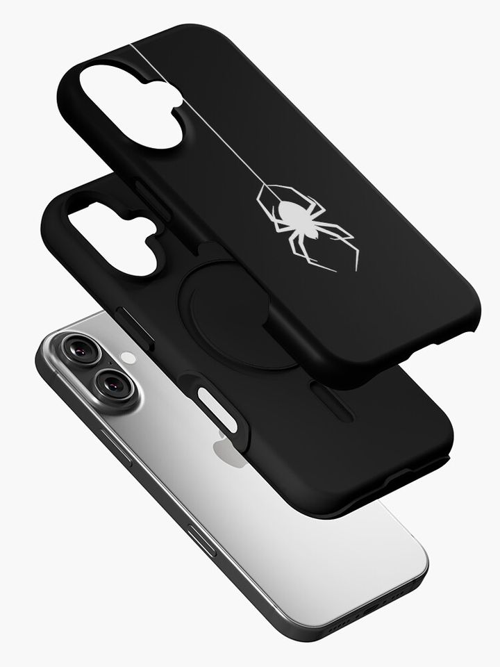Spider Venom White iPhone Case