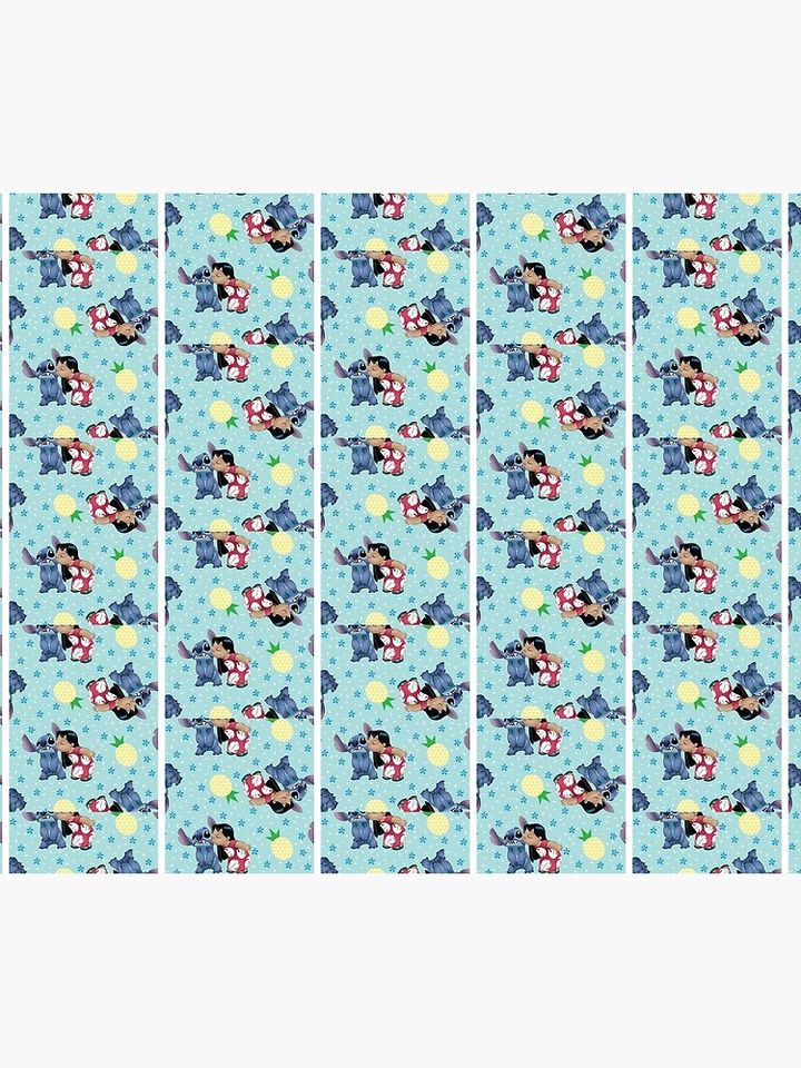 Lilo amp Stitch Pineapple Pattern Throw Blanket
