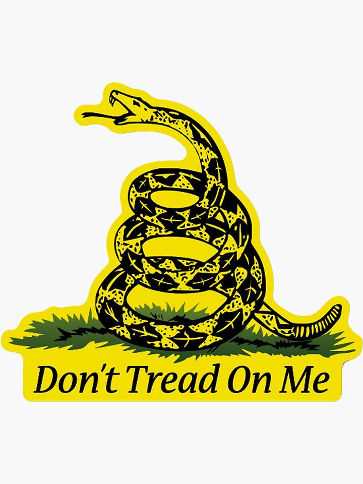 Don't tread on me  Sticker