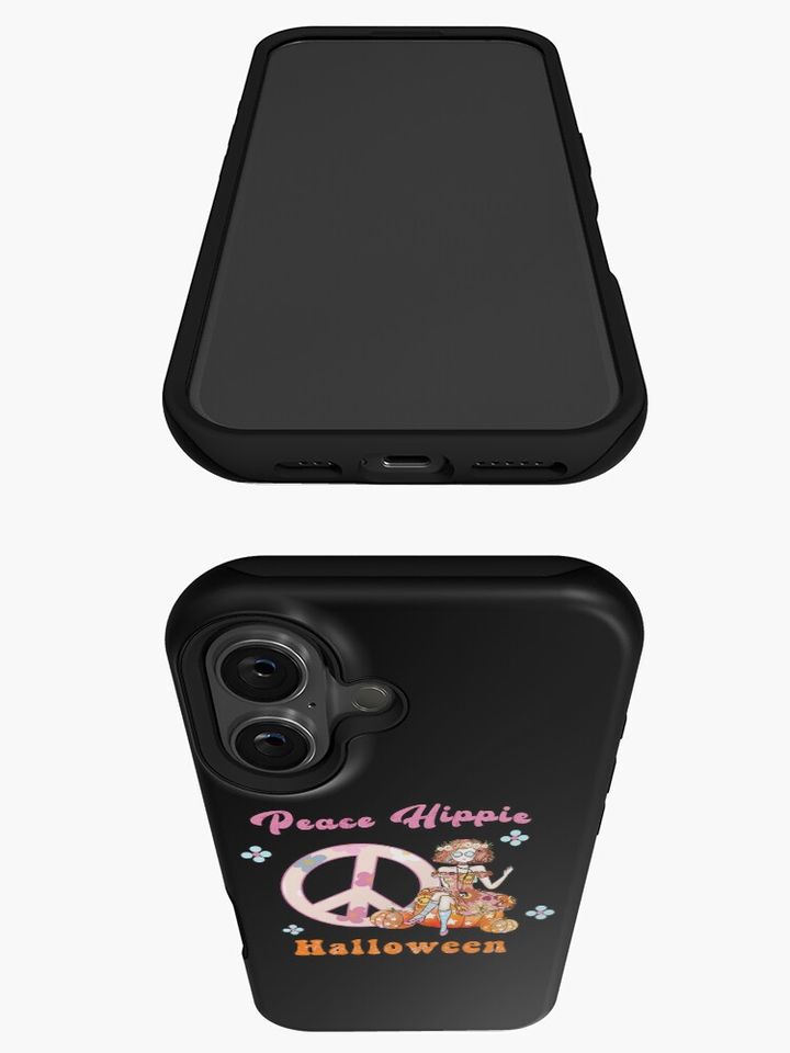 Peace Hippie Halloween Sublimation iPhone Case