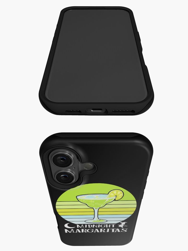 Midnight Margaritas Funny Witch Halloween iPhone Case