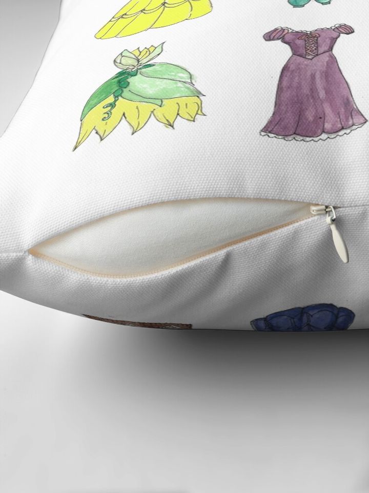 Princess Dresses Pillow