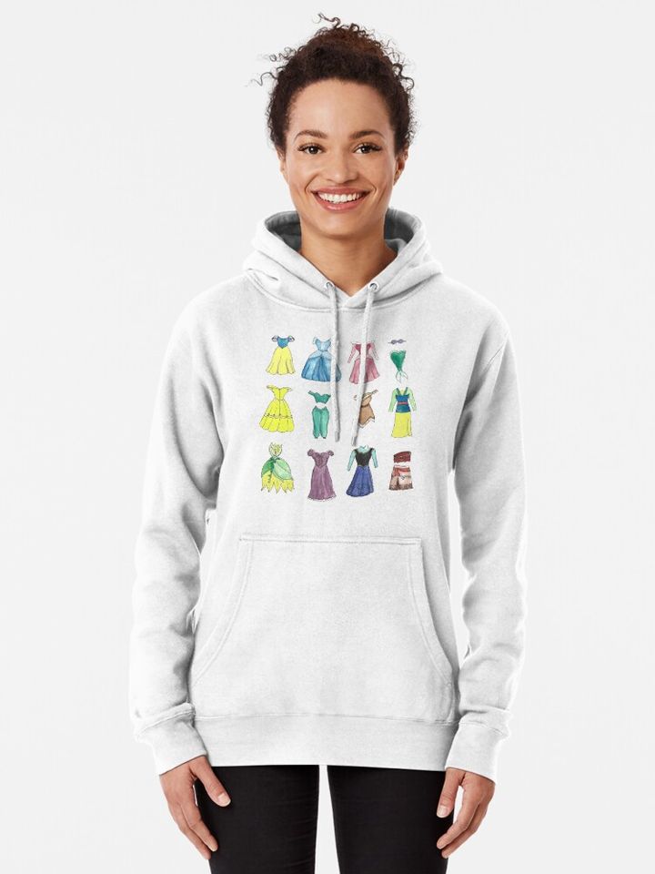 Disney Princess Dresses Pullover Hoodie