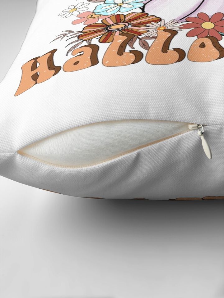 Hippie Halloween Sublimation Pillow