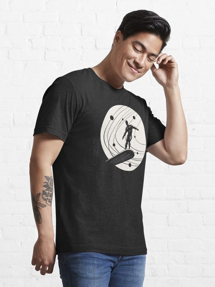 Silver Surfer minimalist white Essential T-Shirt