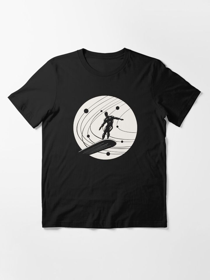 Silver Surfer minimalist white Essential T-Shirt