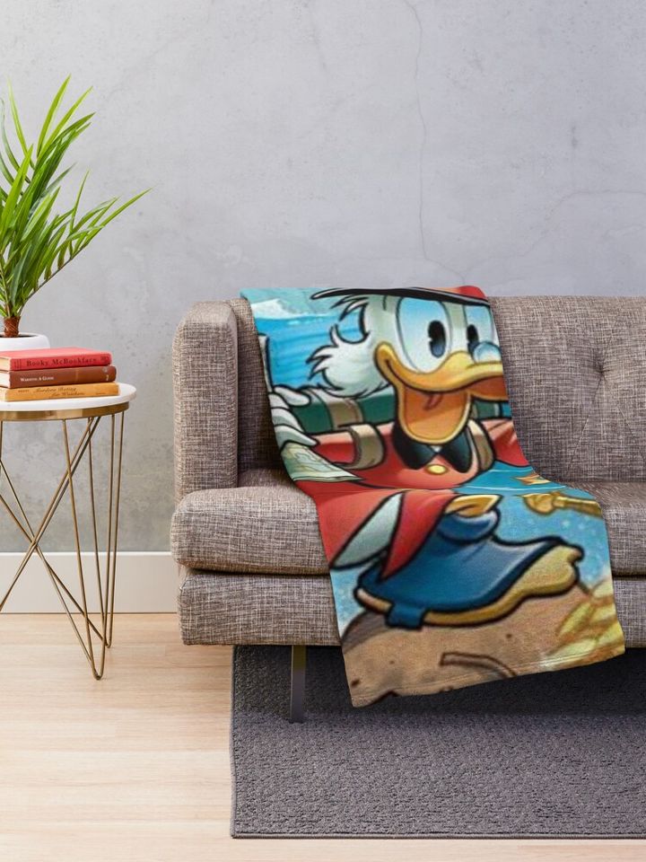 Scrooge McDuck Throw Blanket