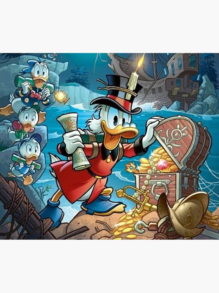 Scrooge McDuck Throw Blanket