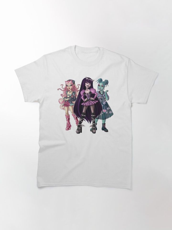 Monster Trio Men’s T-Shirt – Fun Cartoon Inspired Casual Graphic Tee