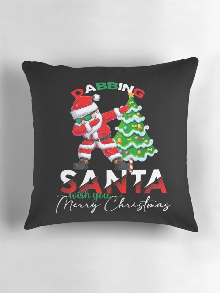 Dabbing Santa  Pillow