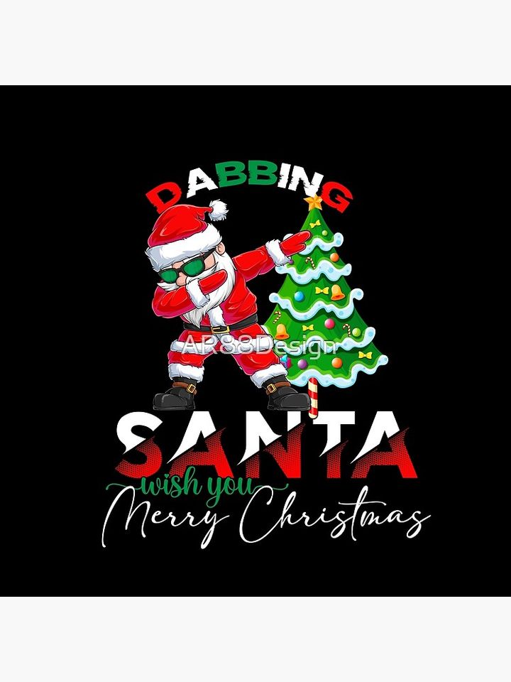 Dabbing Santa  Pillow