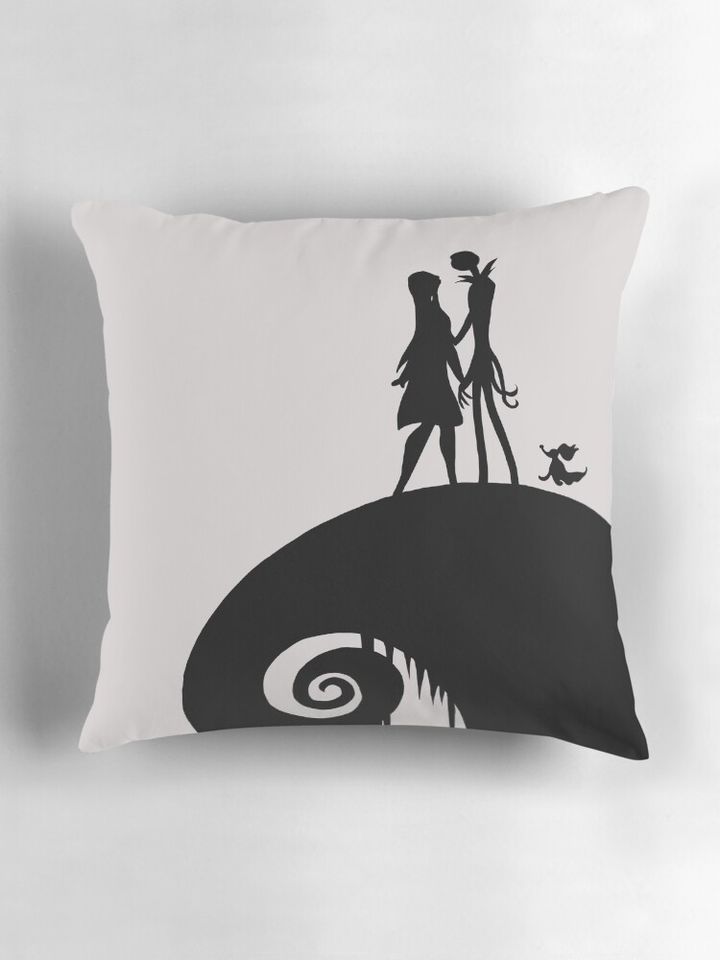 Jack, Sally & Zero Pillow