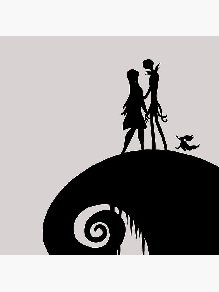 Jack, Sally & Zero Pillow