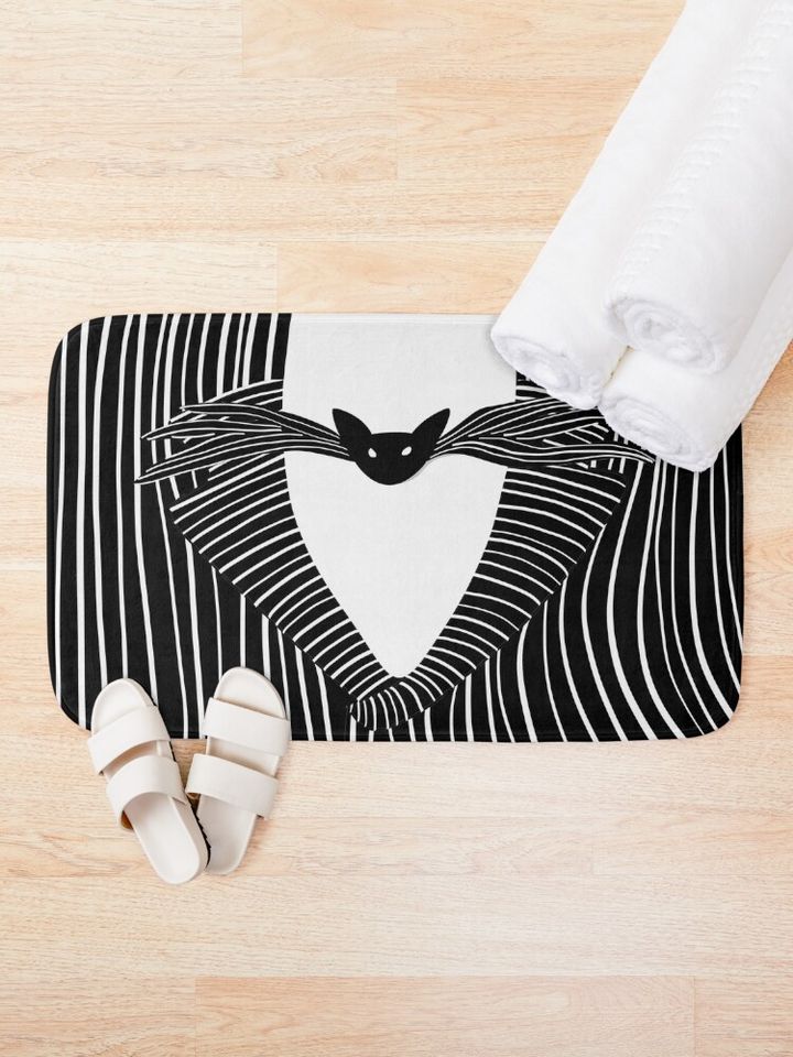 Jack Skellington Jacket The Nightmare Before Christmas Disney Bath Mat, Disney Decor