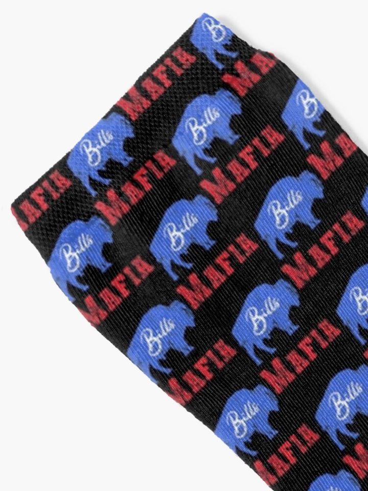 Bills Mafia 716 Buffalo New York BFLO Socks, Gift For Fan