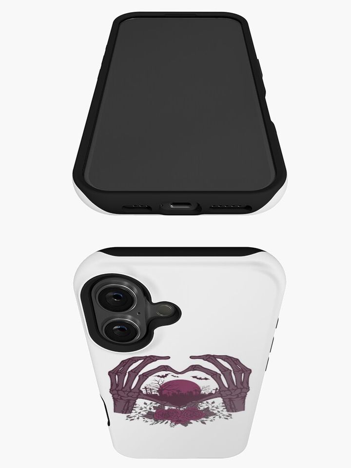 Skeleton Hand With Rose Halloween iPhone Case