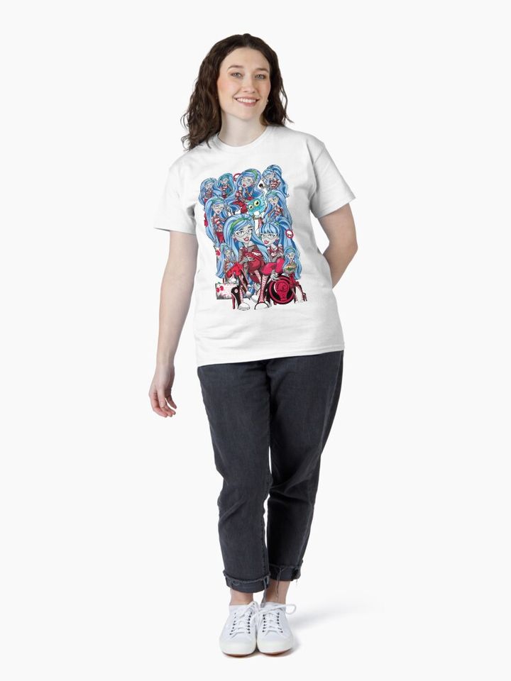 Ghoulia Yelps T-Shirt – Stylish Casual Streetwear Graphic Tee for Fans