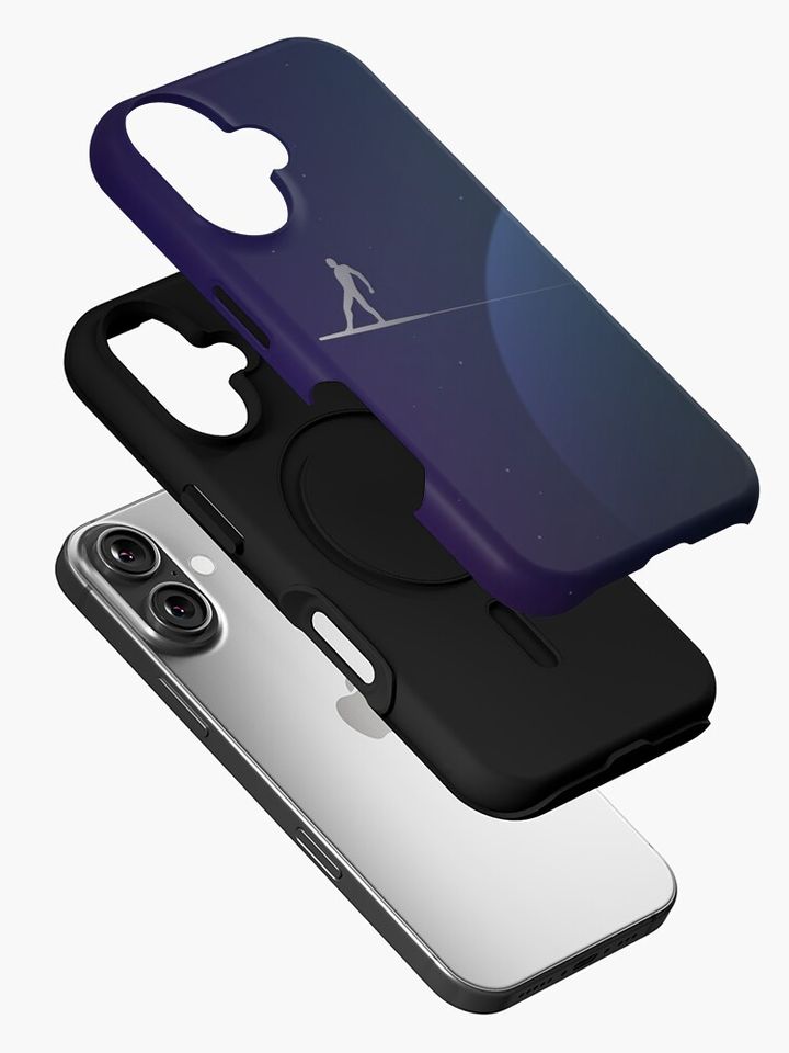 Silver Surfer Minimal  iPhone Case